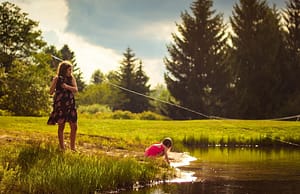 playing water