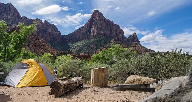 camping tent mountain